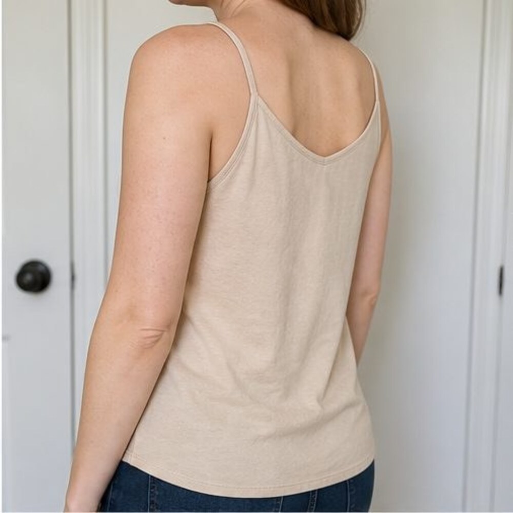 Sand Button Blouse - Picture 3 of 6
